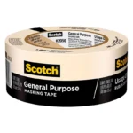 Wholesale Scotch Contractor Grade Masking Tape, 1.41 inches by 60.1 yards (360 yards total), 2020, 6 Rolls